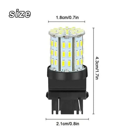 3157 LED 64SMD White Tail & Signal Light Bulbs - Osacean Sky Logistics