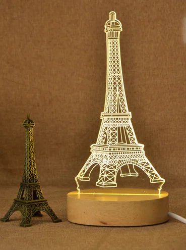 3D Acrylic Christmas Tree Table Lamp for Bedroom - Osacean Sky Logistics