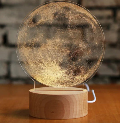 3D Acrylic Christmas Tree Table Lamp for Bedroom - Osacean Sky Logistics