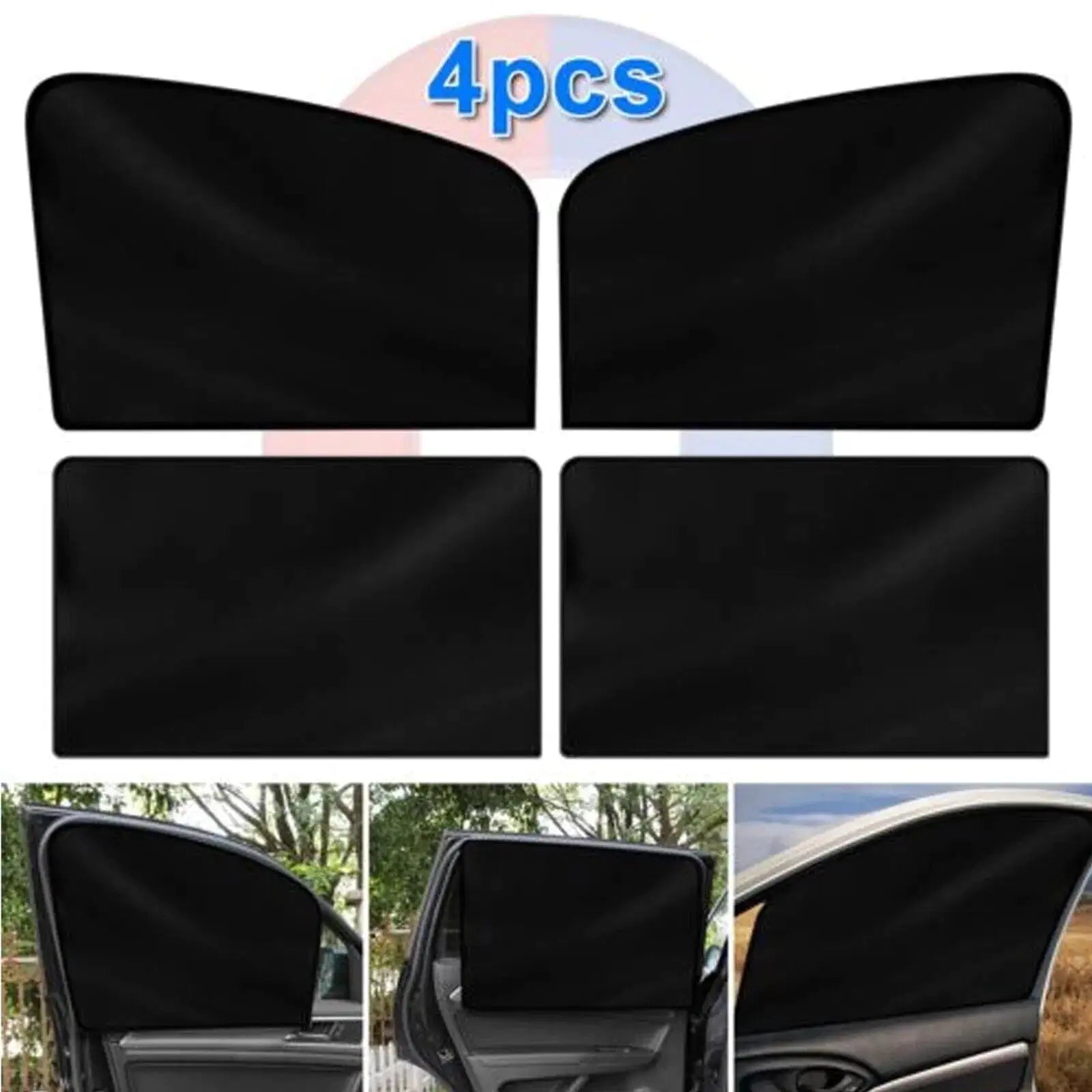 4X Magnetic UV Shield Car Window Sunshade - Osacean Sky Logistics