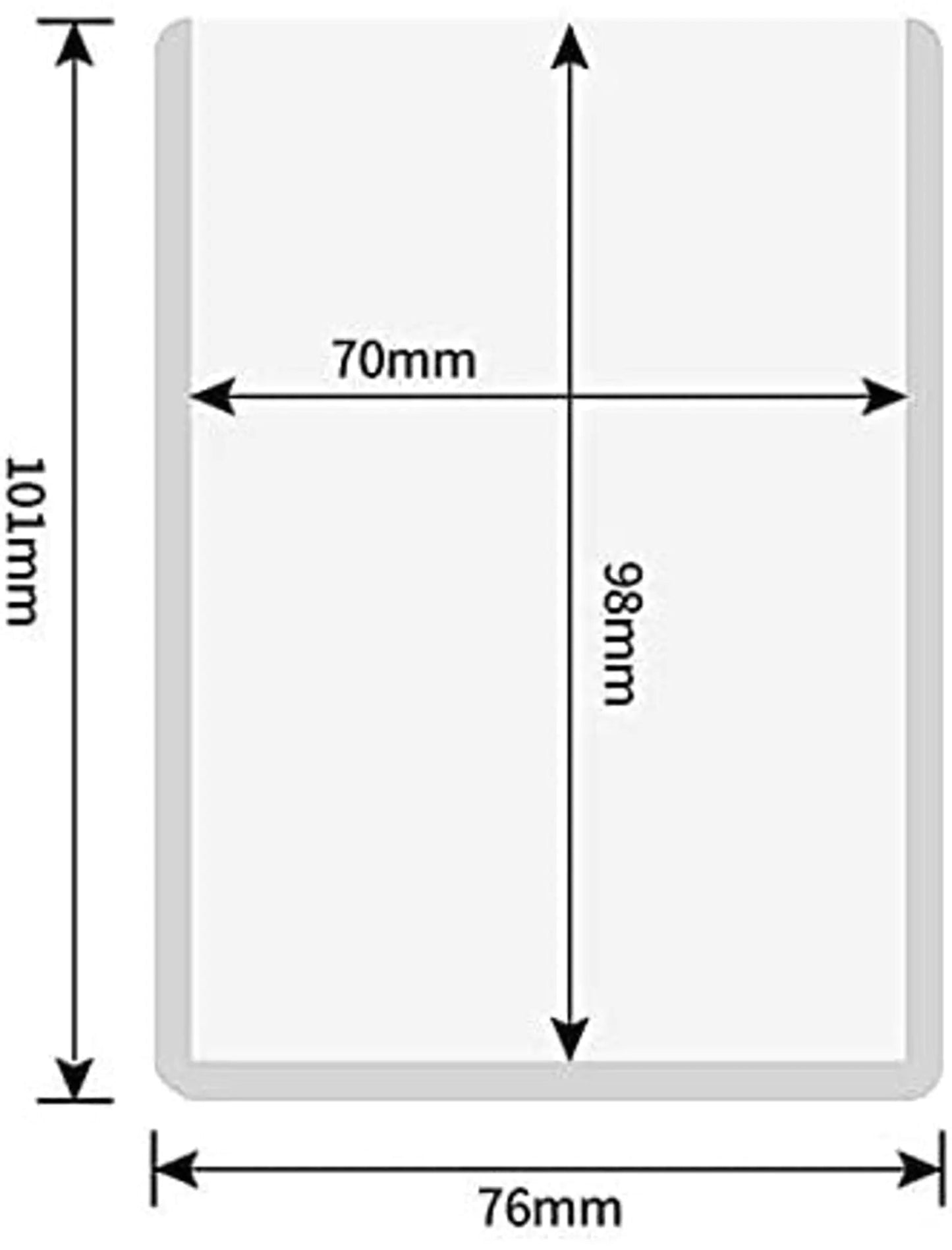 50ct(50ct Toploaders and 50 sleeves) / 100ct(10ct Toploaders and 100 sleeves) Top Loaders and Card Sleeves, Penny Sleeves Thick Plastic Toploaders, Trading Card Sleeves Holder Fit for MTG, Yugioh, Pokemon Card, Baseball Card, Sports Cards - Osacean Sky Logistics