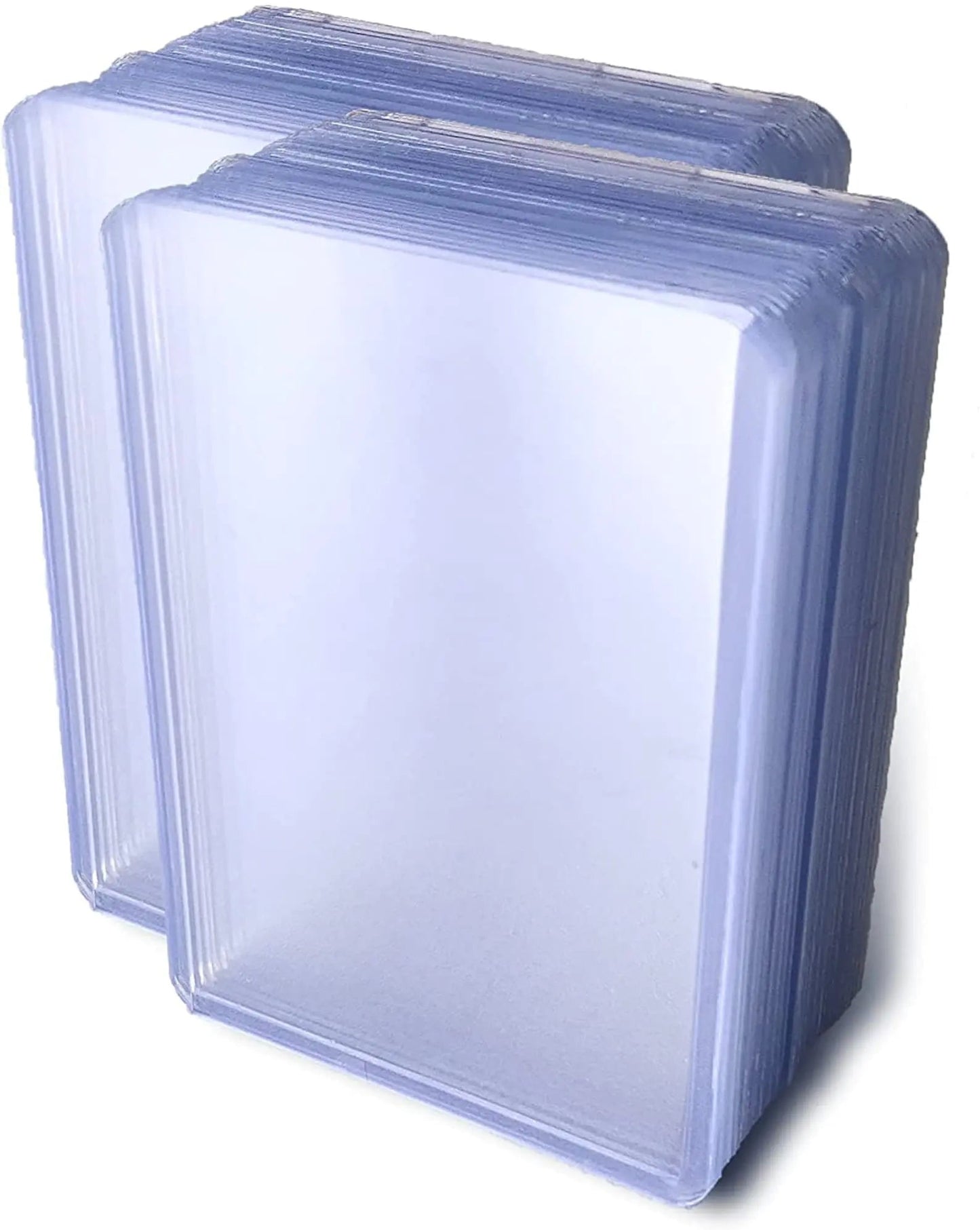 50ct(50ct Toploaders and 50 sleeves) / 100ct(10ct Toploaders and 100 sleeves) Top Loaders and Card Sleeves, Penny Sleeves Thick Plastic Toploaders, Trading Card Sleeves Holder Fit for MTG, Yugioh, Pokemon Card, Baseball Card, Sports Cards - Osacean Sky Logistics