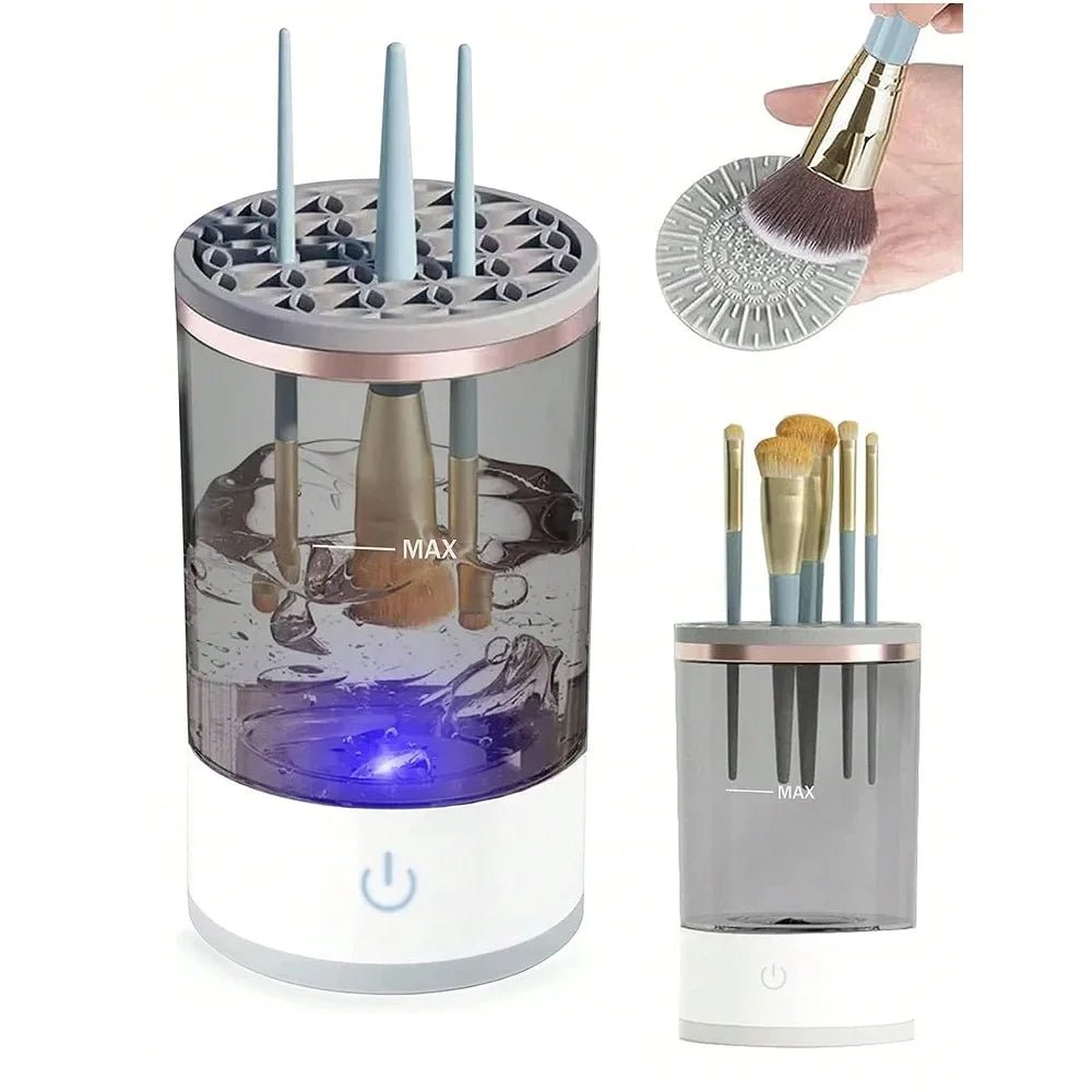 Automatic Brush Cleaner Electric Makeup Brush Cleaning Machine Fast Clean Dryer - Osacean Sky Logistics
