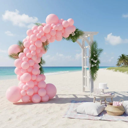 Balloon Garland Arch Kit 146 Pcs Light Pink Balloons for Baby Shower Birthday Gender Reveal Wedding Party DIY Kit by ™ - Osacean Sky Logistics