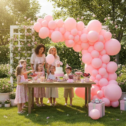 Balloon Garland Arch Kit 146 Pcs Light Pink Balloons for Baby Shower Birthday Gender Reveal Wedding Party DIY Kit by ™ - Osacean Sky Logistics
