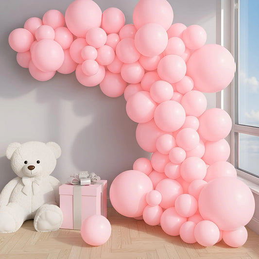 Balloon Garland Arch Kit 146 Pcs Light Pink Balloons for Baby Shower Birthday Gender Reveal Wedding Party DIY Kit by ™ - Osacean Sky Logistics