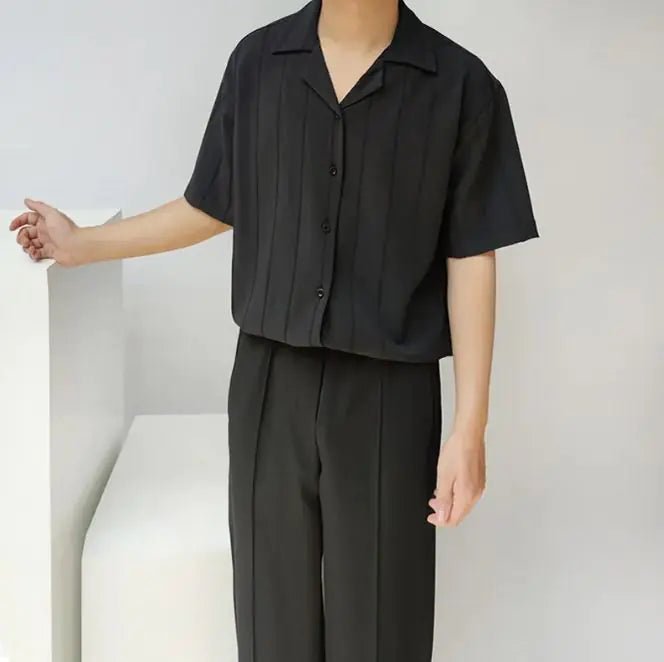 Casual Niche Short Sleeve Loose Fit Shirt Shirt - Osacean Sky Logistics