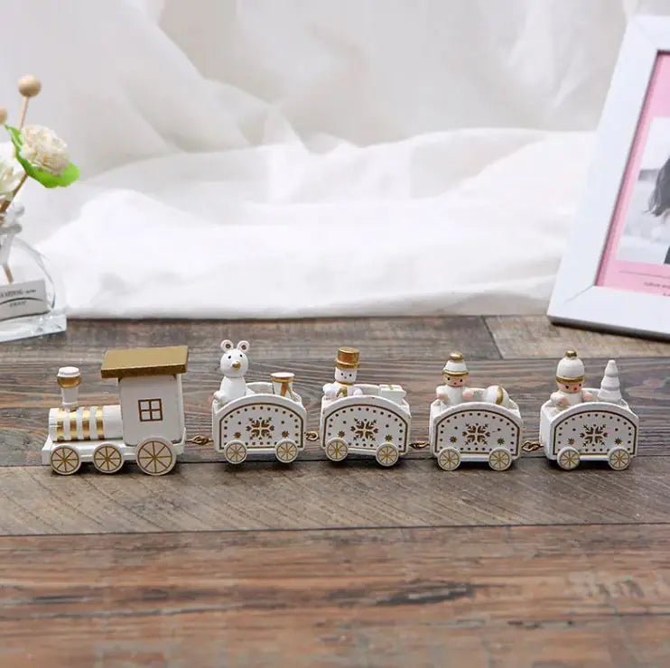 Christmas Ornament Christmas Wooden Train - Osacean Sky Logistics