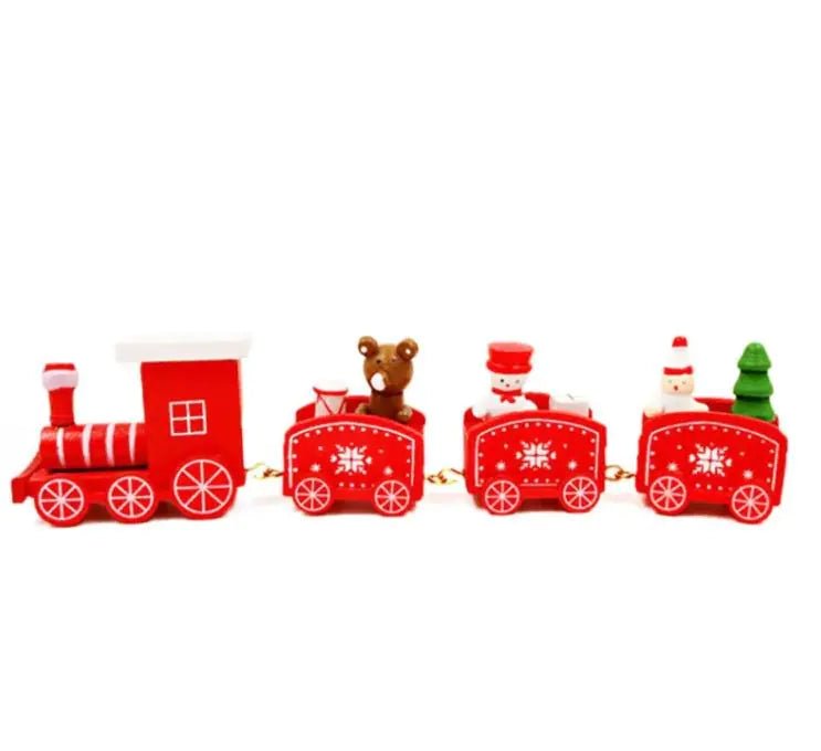 Christmas Ornament Christmas Wooden Train - Osacean Sky Logistics