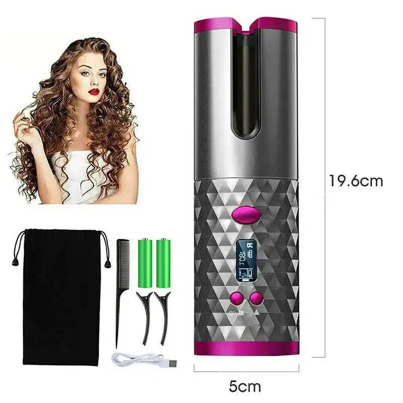 Cordless Ceramic Hair Curler - Osacean Sky Logistics