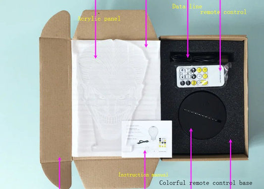 Creative 3D Cartoon LED Table Lamp for Bedroom - Osacean Sky Logistics