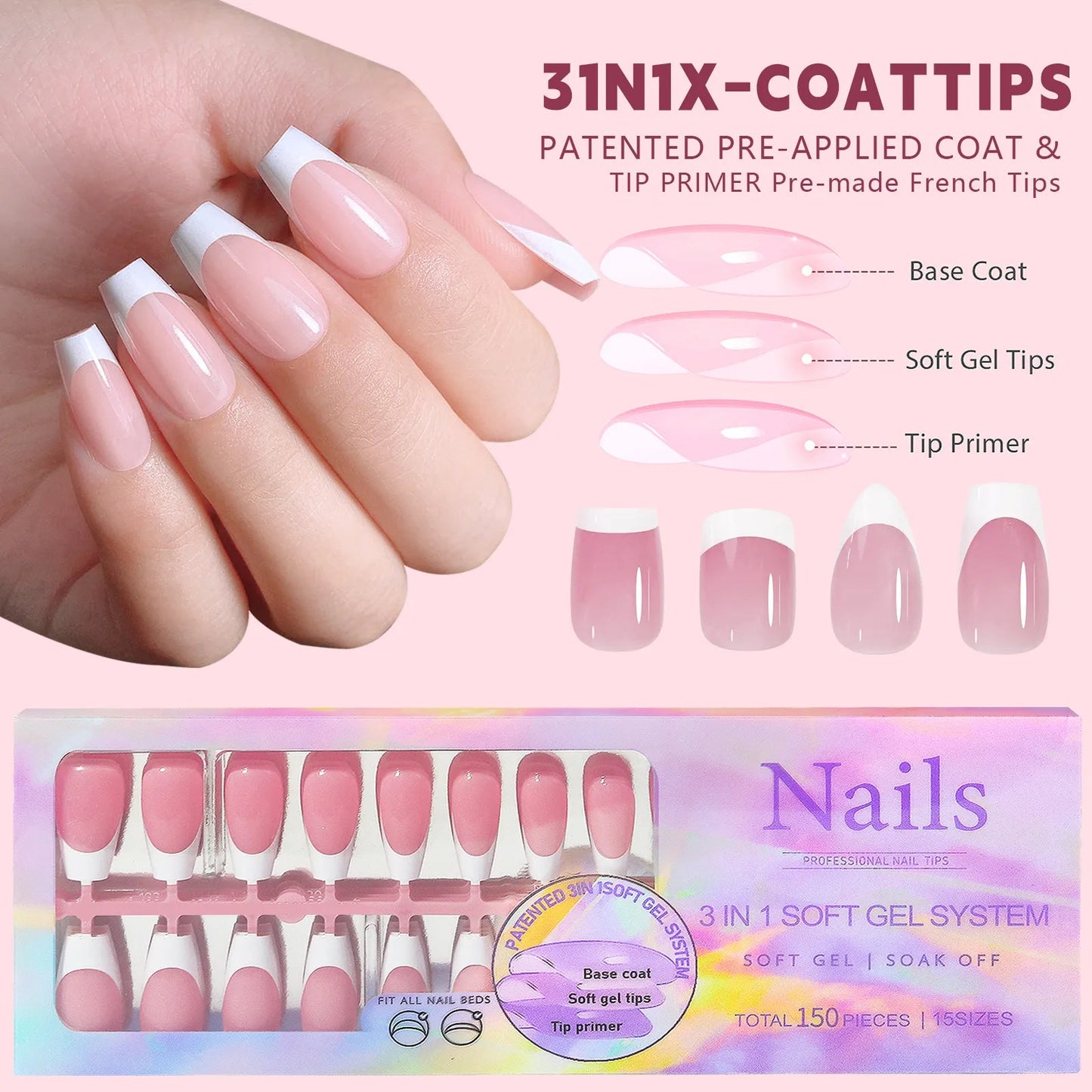 Creative Traceless French Press On Nails - Osacean Sky Logistics