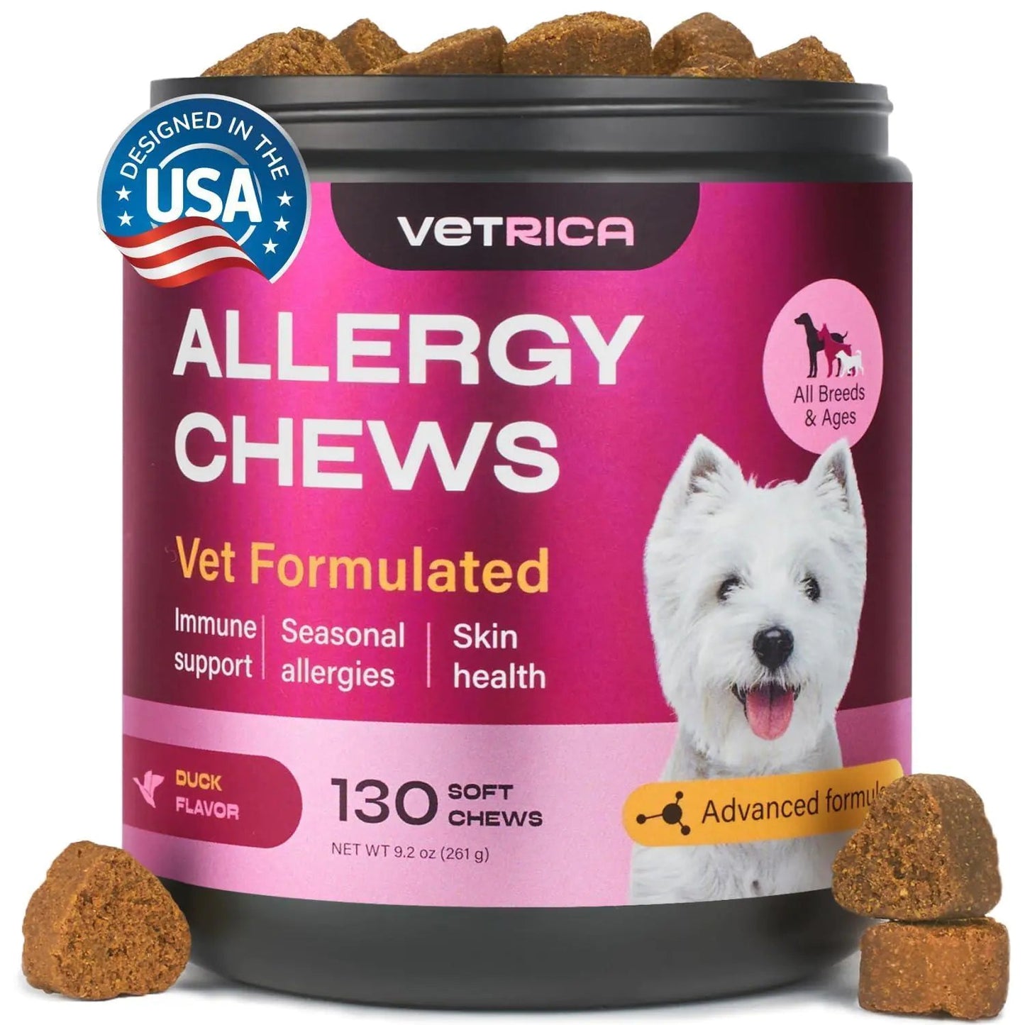 Dog Allergy Relief Chews Dog Itching Skin Relief Anti Itch Skin Health - Osacean Sky Logistics