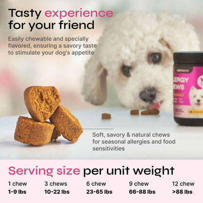 Dog Allergy Relief Chews Dog Itching Skin Relief Anti Itch Skin Health - Osacean Sky Logistics