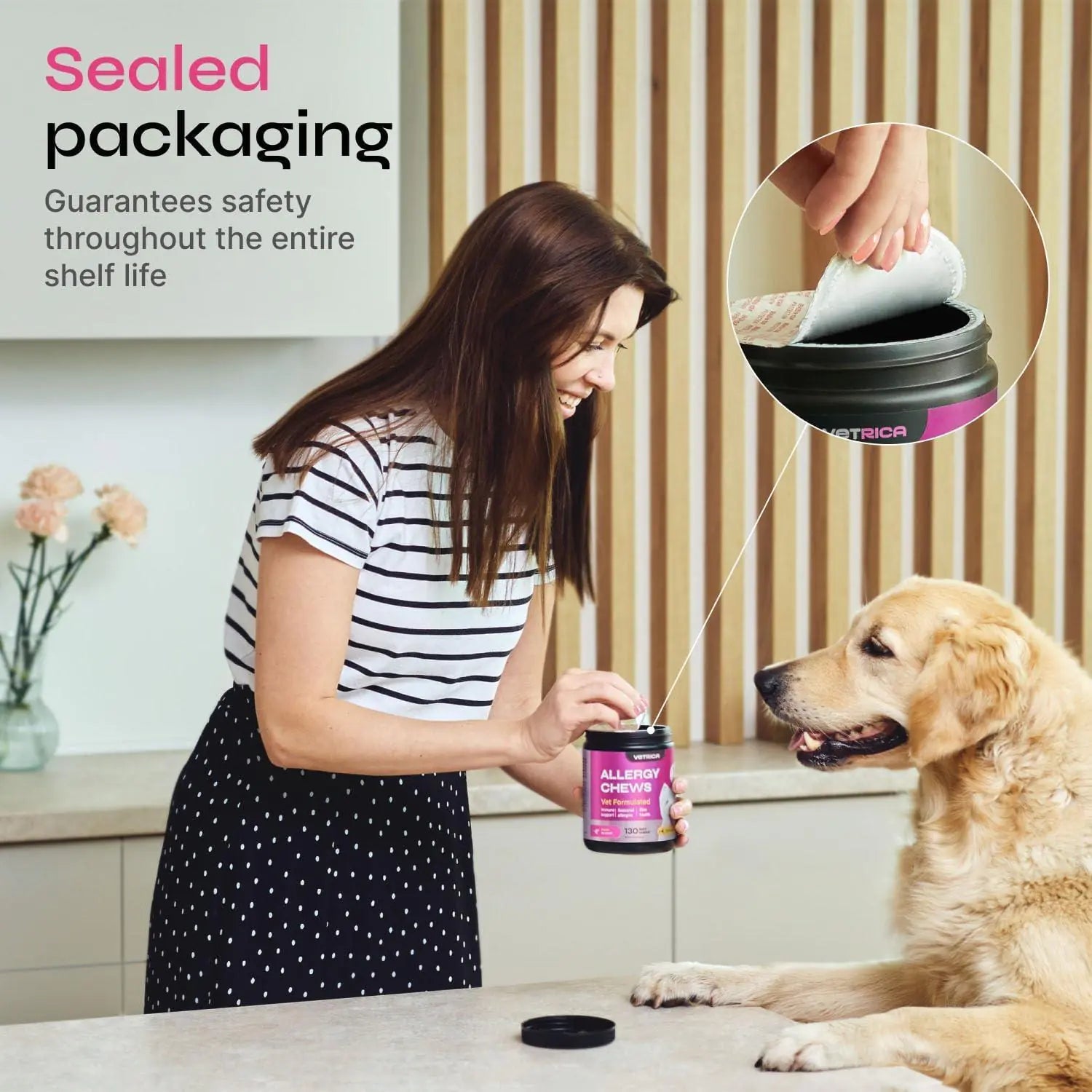 Dog Allergy Relief Chews Dog Itching Skin Relief Anti Itch Skin Health - Osacean Sky Logistics