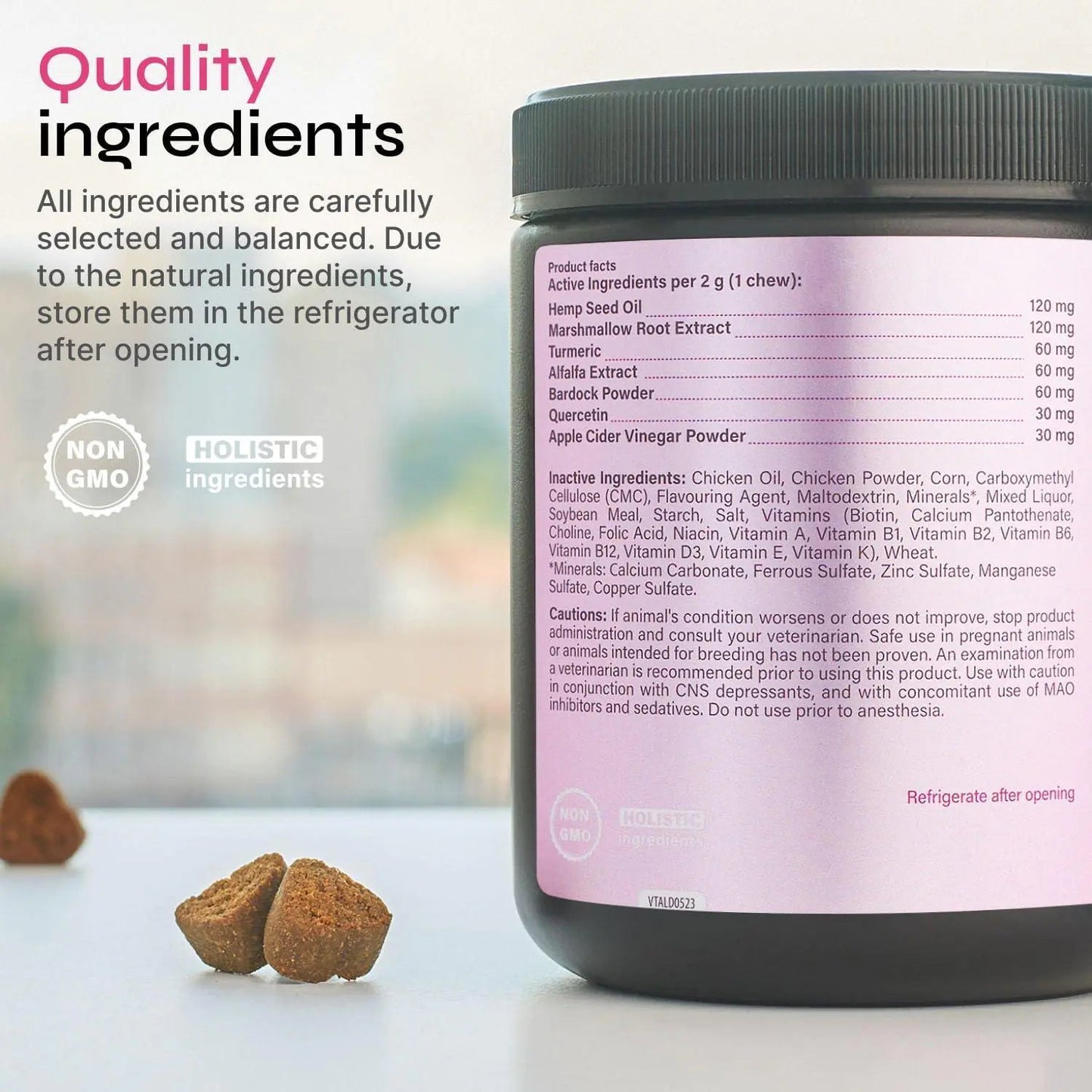 Dog Allergy Relief Chews Dog Itching Skin Relief Anti Itch Skin Health - Osacean Sky Logistics