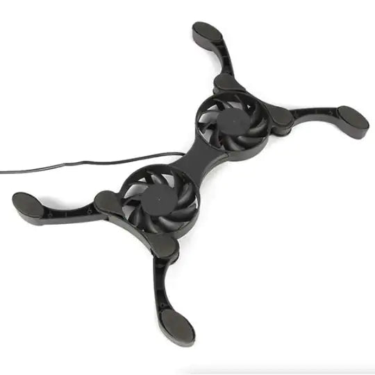 Dual USB Cooling Fan Pad Foldable Slim Fans Cooler Stand For Laptop PC Notebook - Osacean Sky Logistics