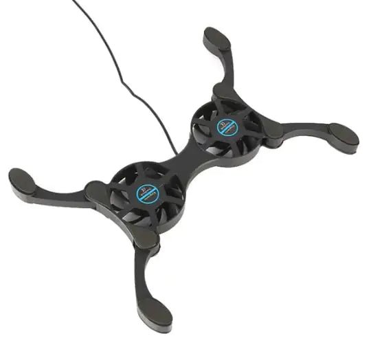 Dual USB Cooling Fan Pad Foldable Slim Fans Cooler Stand For Laptop PC Notebook - Osacean Sky Logistics