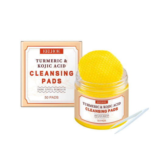 EELHOE Turmeric Exfoliating Cleansing Pad Repairs And Nourishes The Delicate Skin Of The Face, Gently Cleanses And Purifies - Osacean Sky Logistics