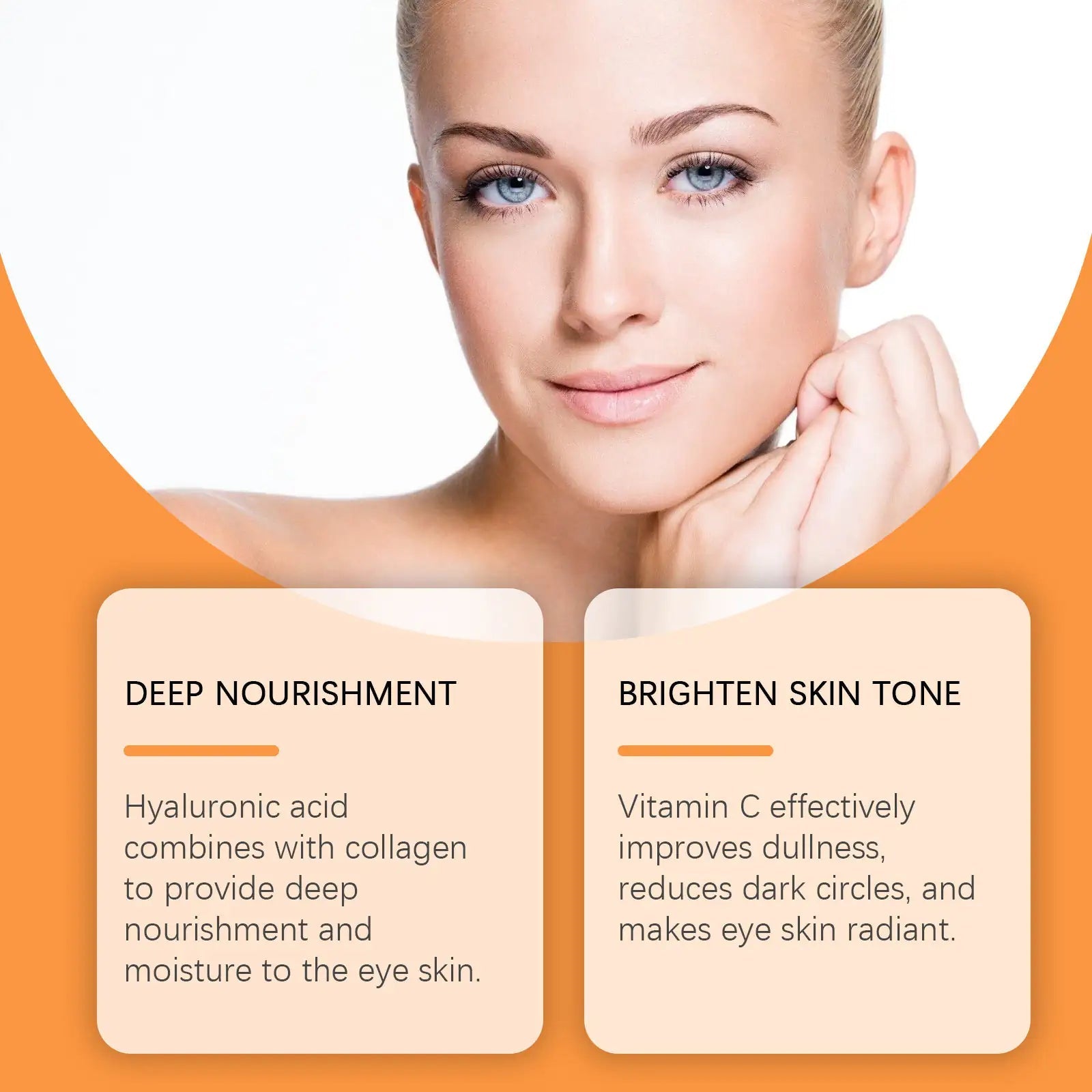 EELHOE Vitamin C Under - Eye Patch Eye Bag Care Cools And Moisturizes The Skin Around The Eyes - Osacean Sky Logistics