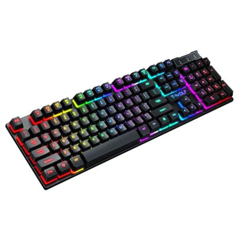 Gaming Usb Luminous Wired Keyboard Floating Manipulator - Osacean Sky Logistics