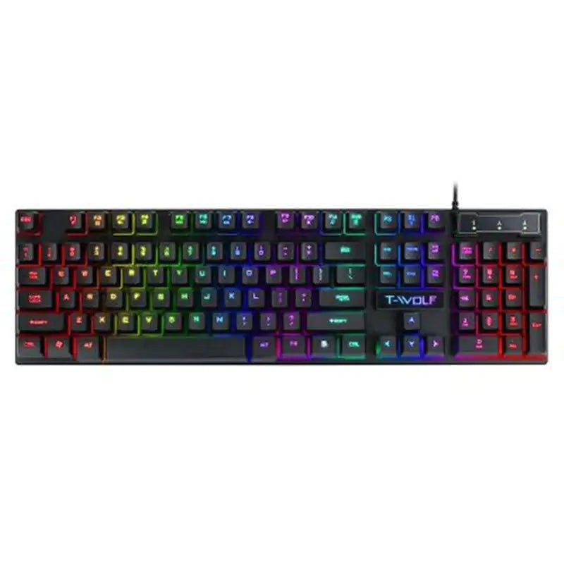 Gaming Usb Luminous Wired Keyboard Floating Manipulator - Osacean Sky Logistics