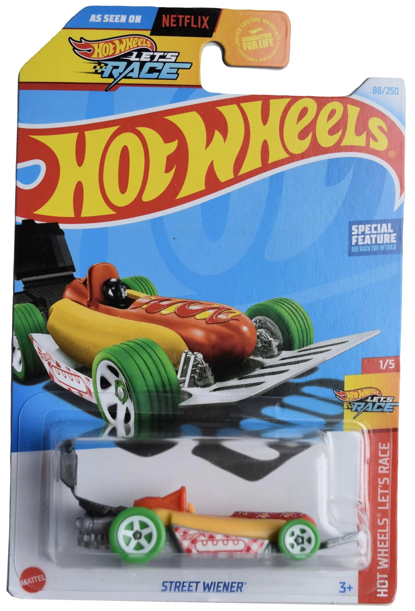 Hot Wheels Street Wiener Lets Race 1/5 88/250 - Osacean Sky Logistics