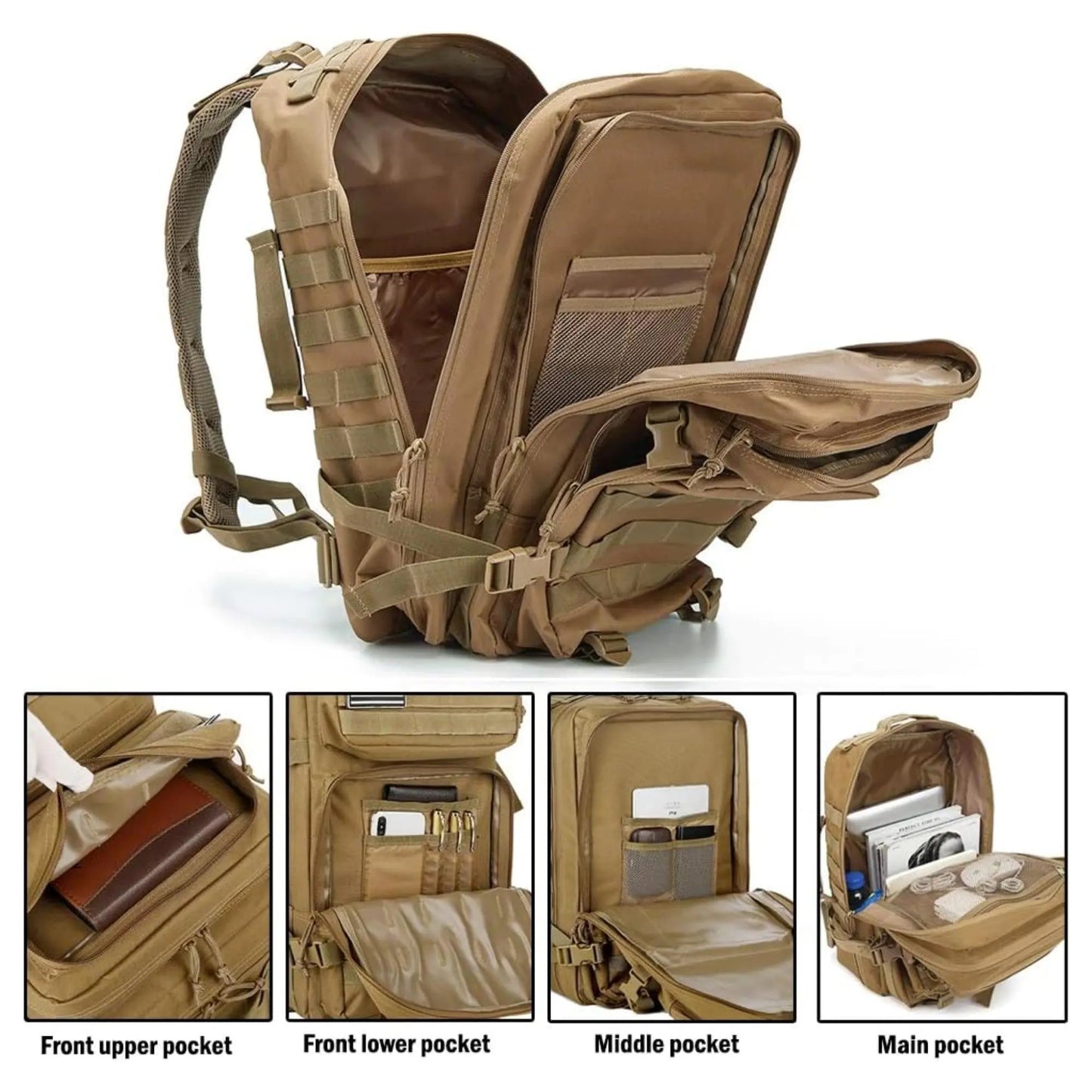 Large Military Tactical Backpack - Osacean Sky Logistics