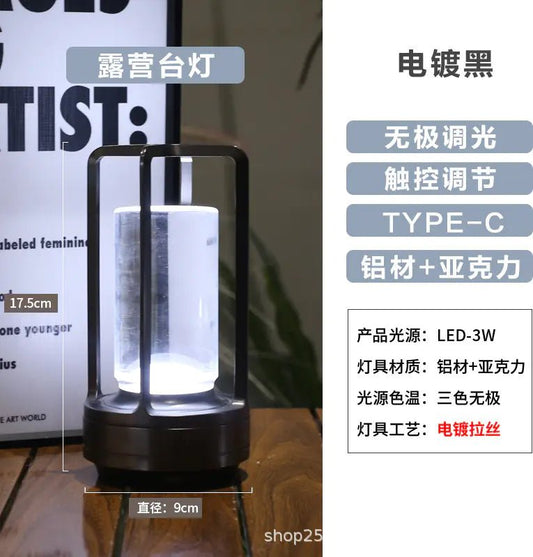 LED Touch Decorative Table Lamp with USB (Bedroom & Dining) - Osacean Sky Logistics