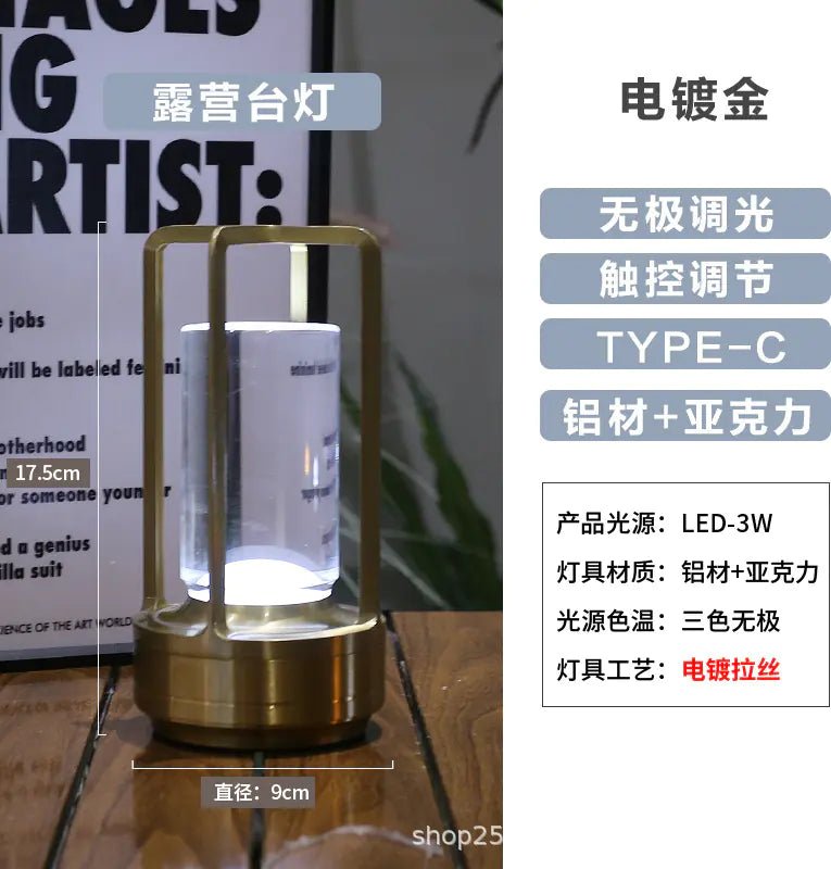 LED Touch Decorative Table Lamp with USB (Bedroom & Dining) - Osacean Sky Logistics