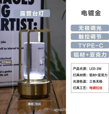 LED Touch Decorative Table Lamp with USB (Bedroom & Dining) - Osacean Sky Logistics