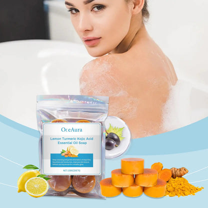 Lemon Turmeric Glow Soap for Radiant Skin - Osacean Sky Logistics