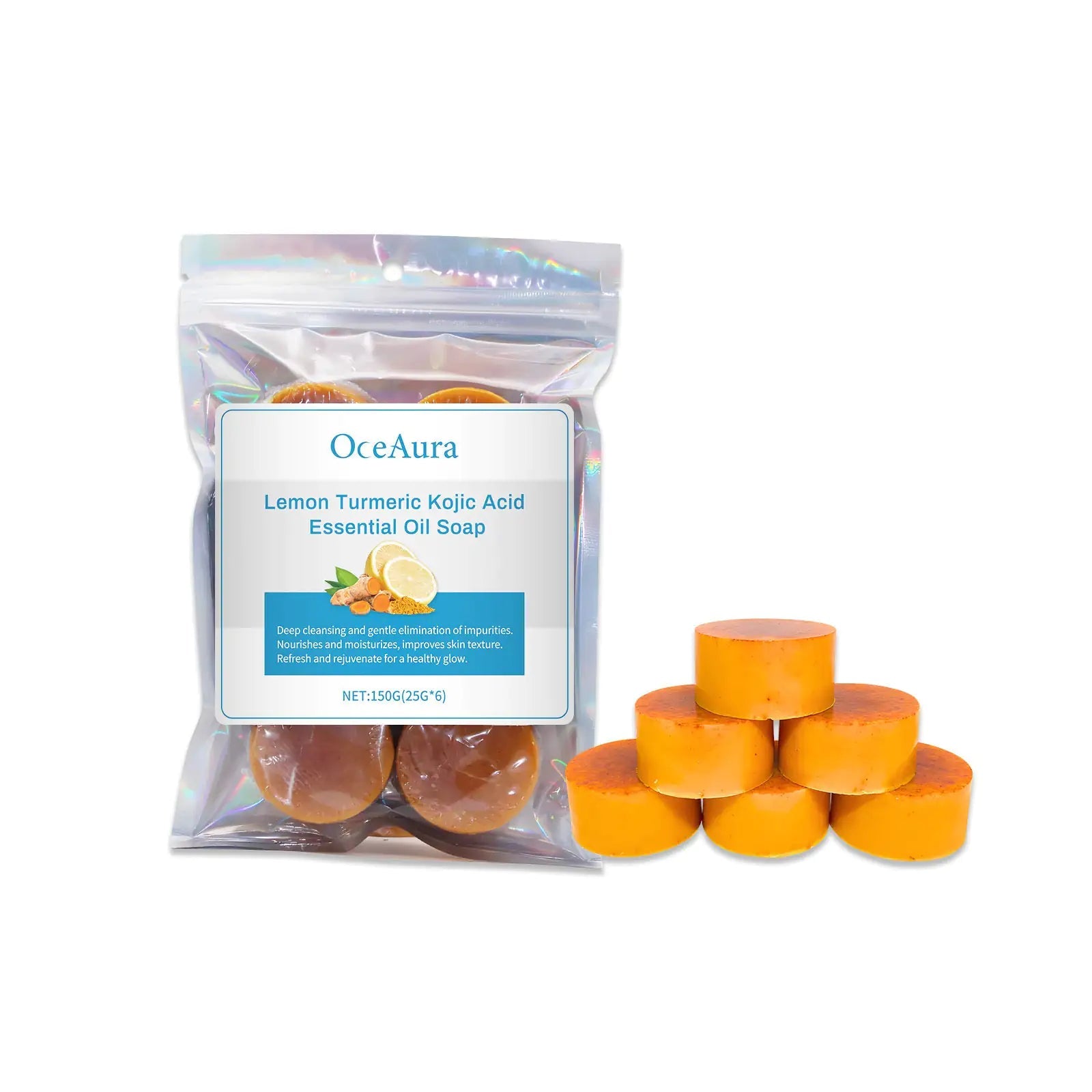 Lemon Turmeric Glow Soap for Radiant Skin - Osacean Sky Logistics