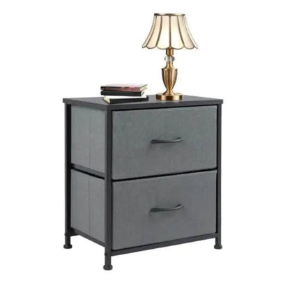 Living Room Cabinet Layers Set Of 2 Fabric Drawers Beside Nightstand Table - Osacean Sky Logistics