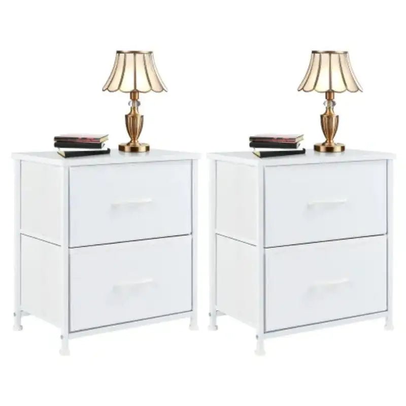 Living Room Cabinet Layers Set Of 2 Fabric Drawers Beside Nightstand Table - Osacean Sky Logistics