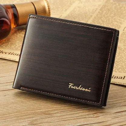 Men's Bifold Leather Credit ID Card Holder Wallet Billfold Purse Clutch Billfold - Osacean Sky Logistics
