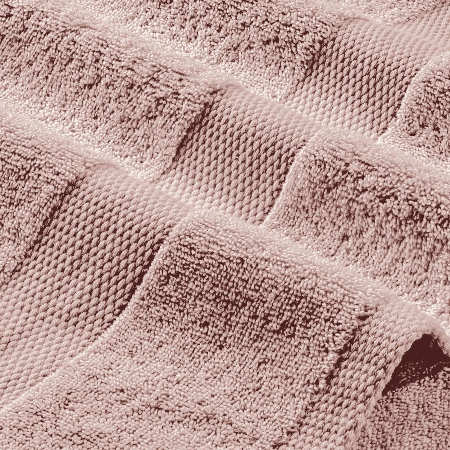 Pink Bath Towels 27x54 Inch Cotton Towel Set 4 Pack for Bathroom Hotel Gym Spa Soft Extra Absorbent Quick Dry - Osacean Sky Logistics