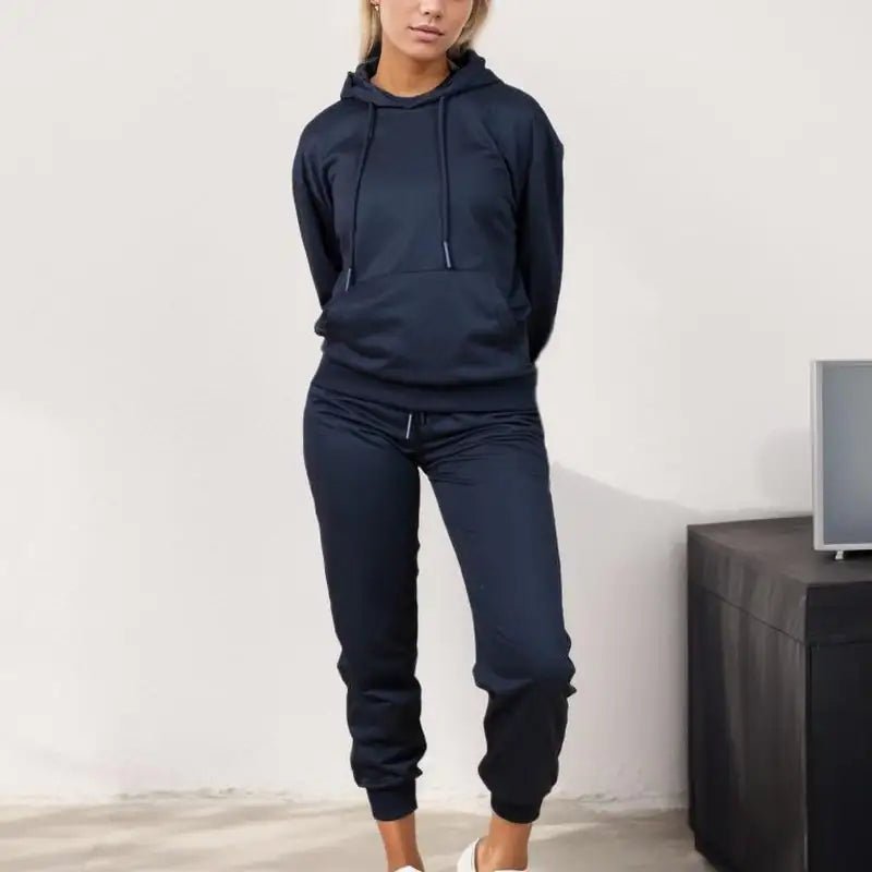 RED Marine Womens Hoody Sets - Comfort Bridal Womenswear Basic Clothing Overalls Suits Fashion Long Sleeve - Osacean Sky Logistics