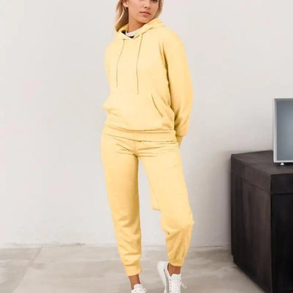 RED Marine Womens Hoody Sets - Comfort Bridal Womenswear Basic Clothing Overalls Suits Fashion Long Sleeve - Osacean Sky Logistics