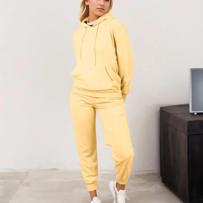 RED Marine Womens Hoody Sets - Comfort Bridal Womenswear Basic Clothing Overalls Suits Fashion Long Sleeve - Osacean Sky Logistics