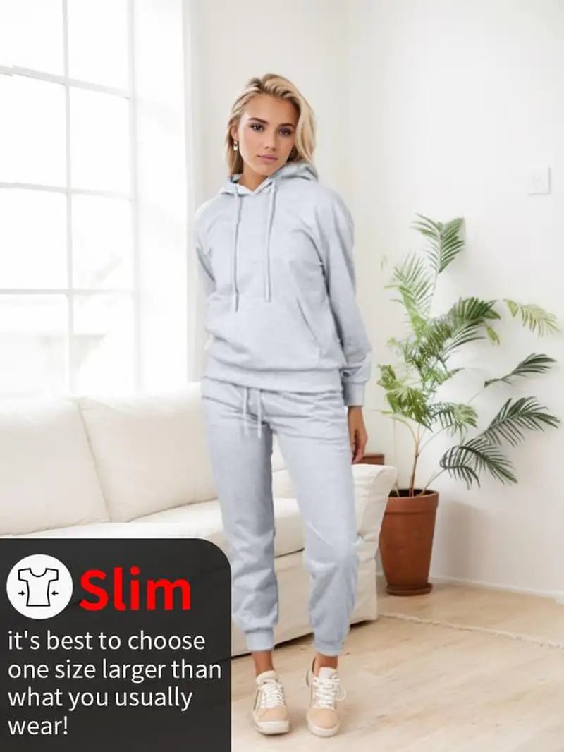 RED Marine Womens Hoody Sets - Comfort Bridal Womenswear Basic Clothing Overalls Suits Fashion Long Sleeve - Osacean Sky Logistics