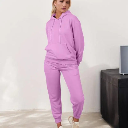 RED Marine Womens Hoody Sets - Comfort Bridal Womenswear Basic Clothing Overalls Suits Fashion Long Sleeve - Osacean Sky Logistics