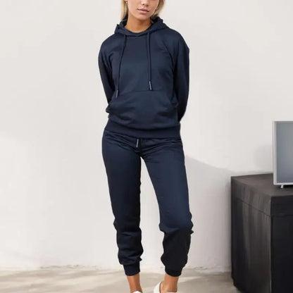 RED Marine Womens Hoody Sets - Comfort Bridal Womenswear Basic Clothing Overalls Suits Fashion Long Sleeve - Osacean Sky Logistics