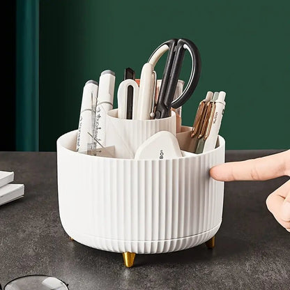 Rotating Makeup Brush Storage Tube for Dressing Table - Osacean Sky Logistics