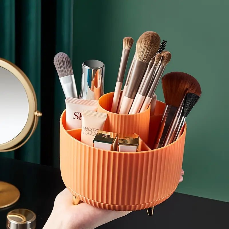 Rotating Makeup Brush Storage Tube for Dressing Table - Osacean Sky Logistics