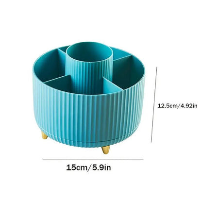 Rotating Makeup Brush Storage Tube for Dressing Table - Osacean Sky Logistics