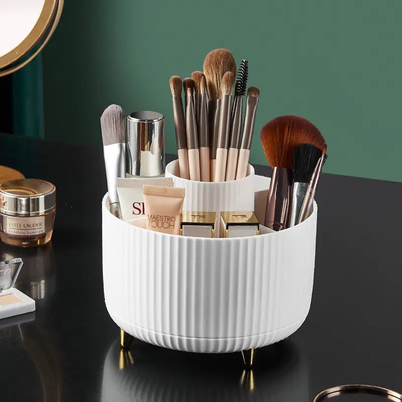 Rotating Makeup Brush Storage Tube for Dressing Table - Osacean Sky Logistics