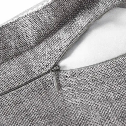 Set Of 2 Throw Pillow Covers Vintage Linen Trimmed Cushion Covers - Osacean Sky Logistics