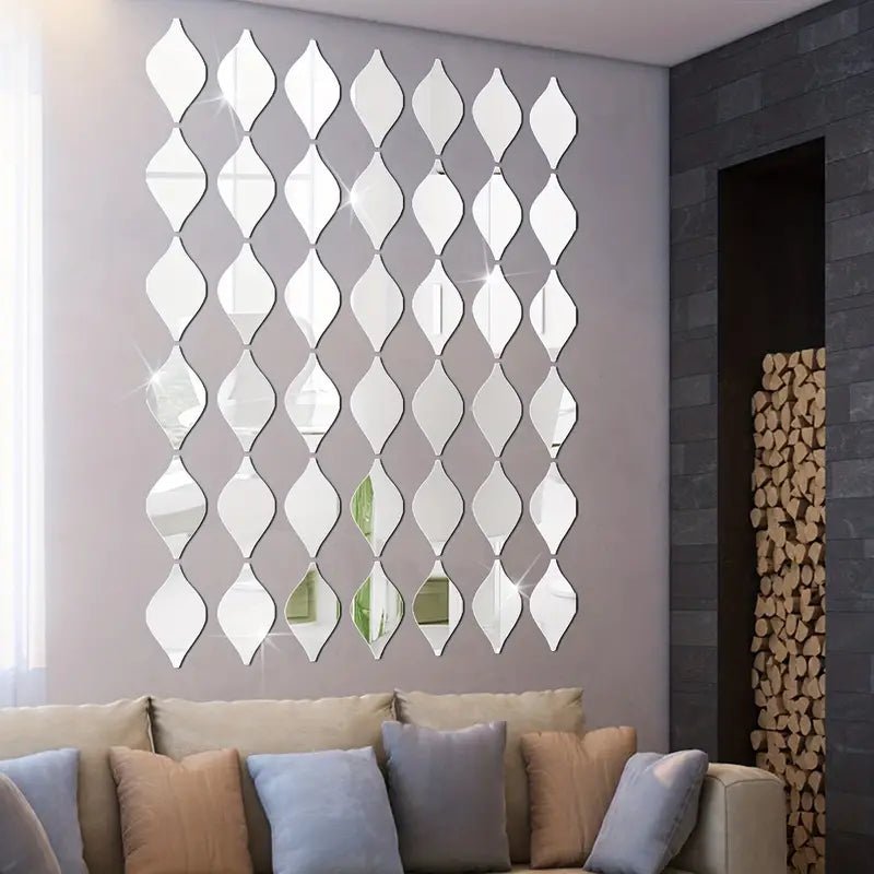 Water Drop Mirror Stickers - Osacean Sky Logistics