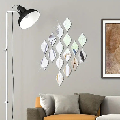 Water Drop Mirror Stickers - Osacean Sky Logistics